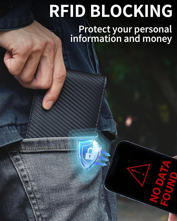 Artpaxy Mens Wallet Bifold Genuine Leather RFID Blocking Wallet for Men with 1 ID Windows 13 Card Holders 2 cash pockets 1 Gift Box