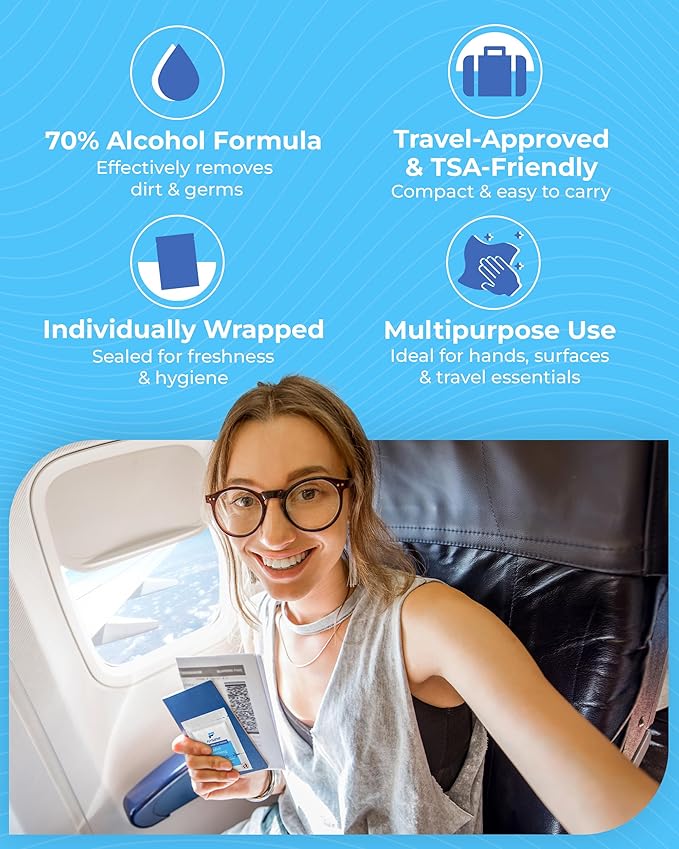 Travel Sanitizing Wipes (20)