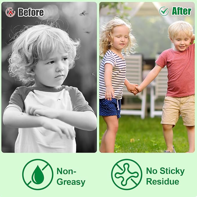 36 Pcs Mosquito Repellent Wipes - Peppermint Oil Insect Repellent Wipes Individually Wrapped, Safe & Effective Bug Insect Protection for Outdoor Activities, Natural Plant-Based, Long-Lasting