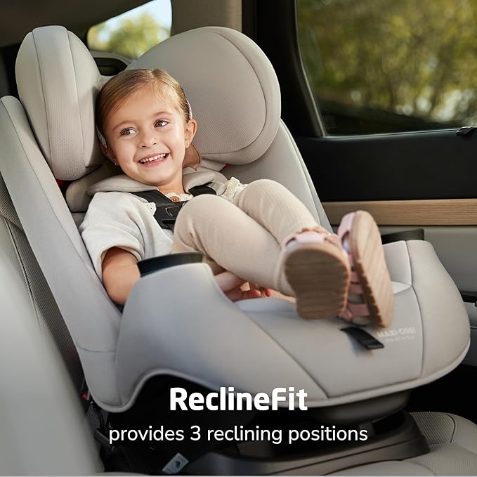 Maxi-COSI Pria 3-in-1 Convertible Car Seat, Infant to Toddler Car Seat, Easy-Install Harness, Machine-Washable Cover, 5-100 lbs, Seafaring