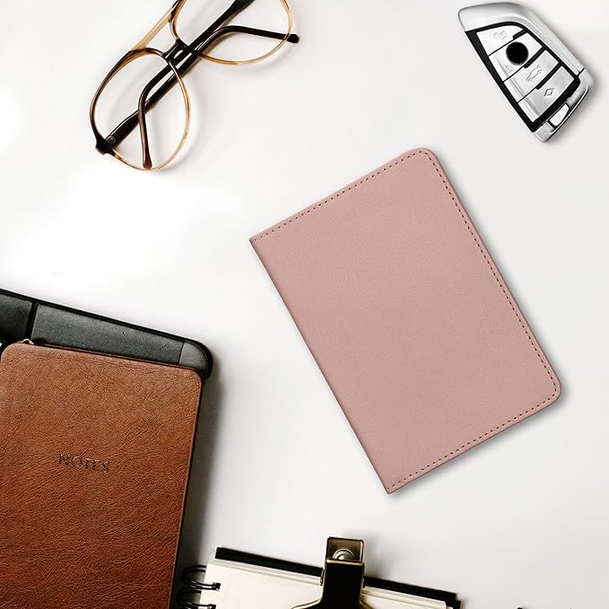 kwmobile Registration and Insurance Holder - Car Document Holder for Vehicle Documents and Cards - PU Leather - Black