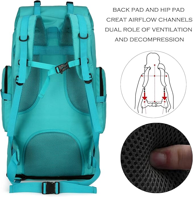 Hiking Backpack for Men 70L/100L Camping Backpack Military Rucksack Molle 3 Days Assault Pack for Climbing