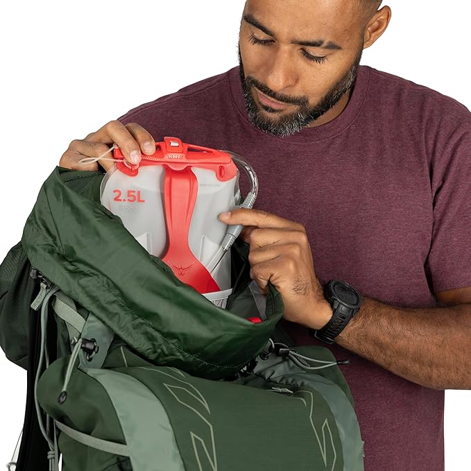Osprey Talon 33L Men's Lightweight Hiking Backpack - Daypack for Travel & Camping, Scoria Blue/Night Shift