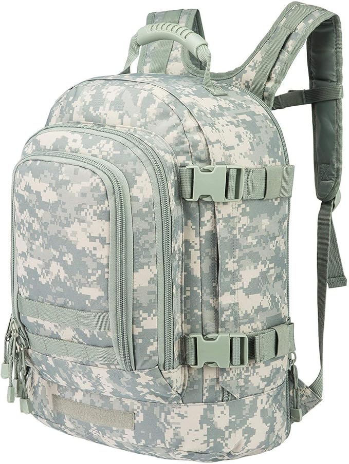 Greencity Laptop Backpacks Tactical 3 Day Expandable Bug Out Bag Classic Case Travel Hiking，ACU