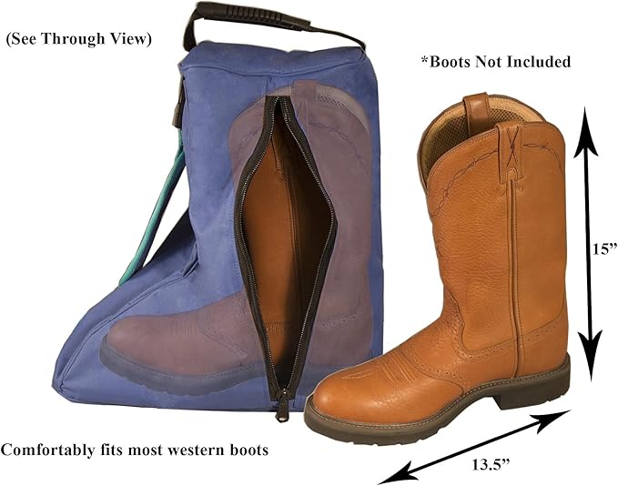 Tahoe 3 Layers Padded Western Boot Carry Bags