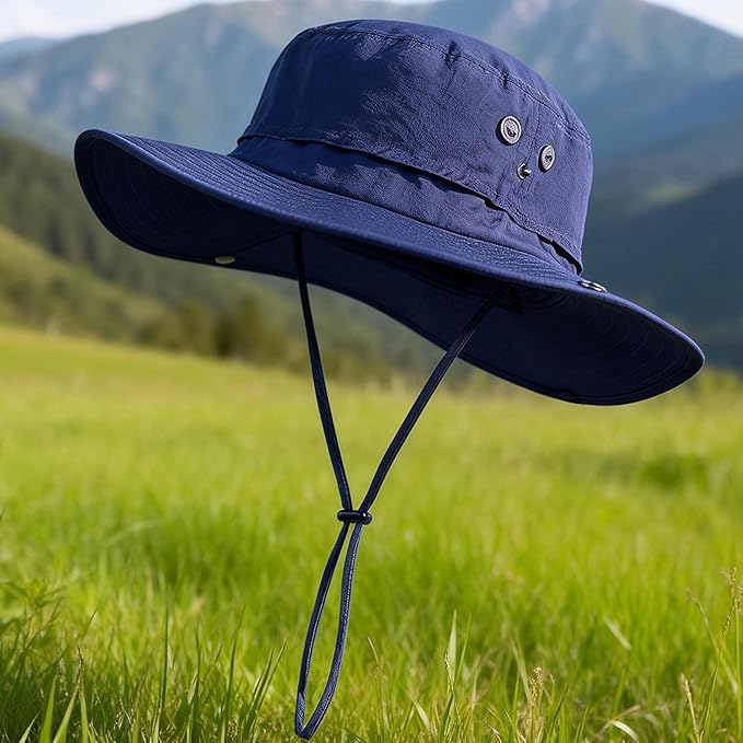 Plus Size XL XXL Sun Hats for Men Bucket Boonie UV Protection UPF50+ Waterproof Wide Brim Foldable Fishing Beach