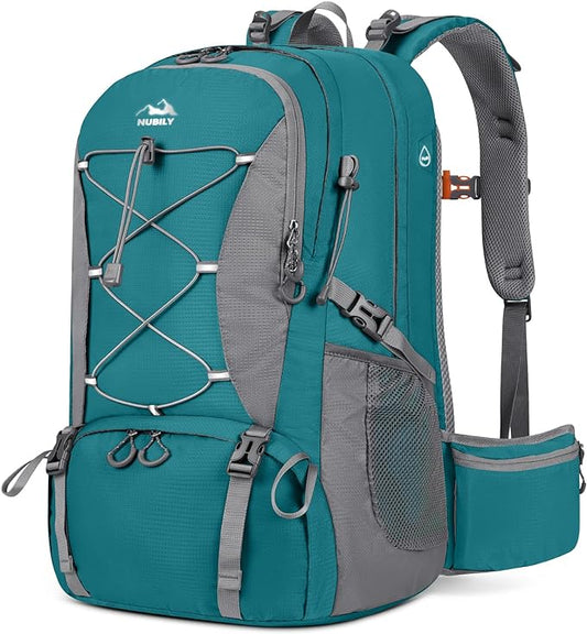 NUBILY 50L Hiking Backpack Waterproof Camping Backpack for Men Women Lightweight HIking Daypack Outdoor Travel Daypack