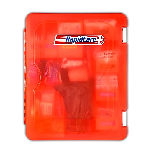 Rapid Care First Aid Kit, 100 Person Trauma Kit, 217 Pieces, ANSI 2021 Compliant, Exceeds OSHA Standards, AB2660 Trauma Ready, for Workplace, Home, Jobsite, Outdoor Emergency Use