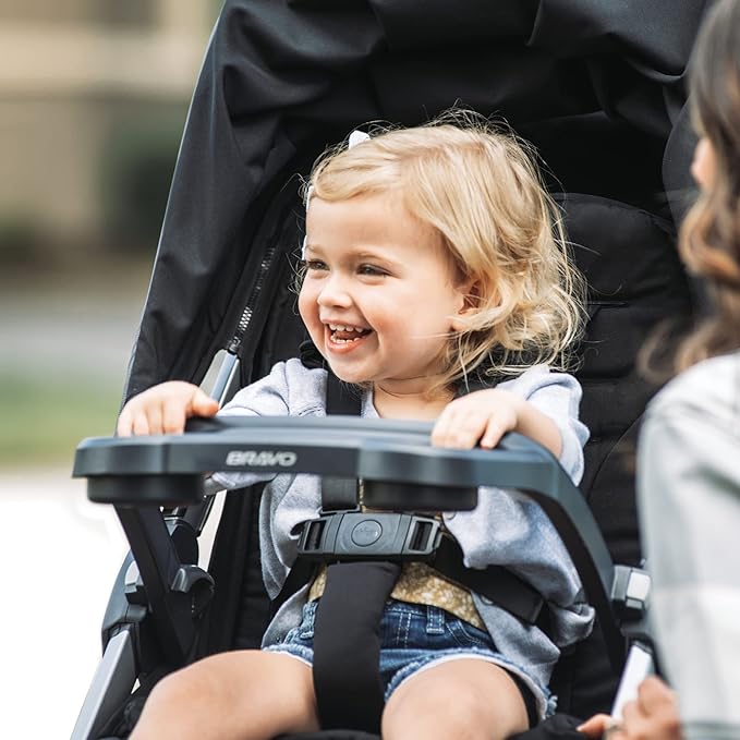 Chicco Bravo® 3-in-1 Trio Travel System, Bravo® Quick-Fold Stroller with KeyFit® 30 Infant Car Seat and Base, Car Seat and Stroller Combo