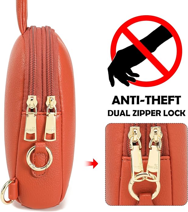 INICAT Travel Small Crossbody Sling Bags Women Cross Body Purses Passport Holder Vegan Leather Fanny Packs Birthday Gifts