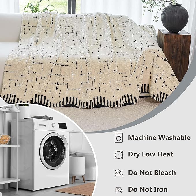 Sherpa Fleece Couch Cover for 3 Cushion Sofa, Beige, 71" x 134" - Pet Proof Sofa Covers Heavy Duty Scratch Resistant Pet Friendly Furniture Cover - Easy Install, Machine Washable