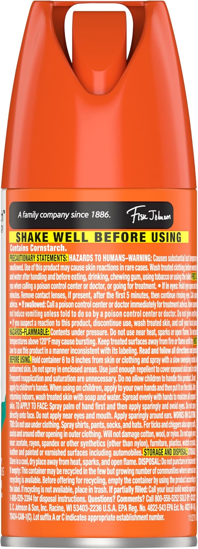 OFF! Family Care Insect & Mosquito Repellent I, Smooth & Dry Bug Spray for The Beach, Backyard, Picnics and More, 2.5 oz.