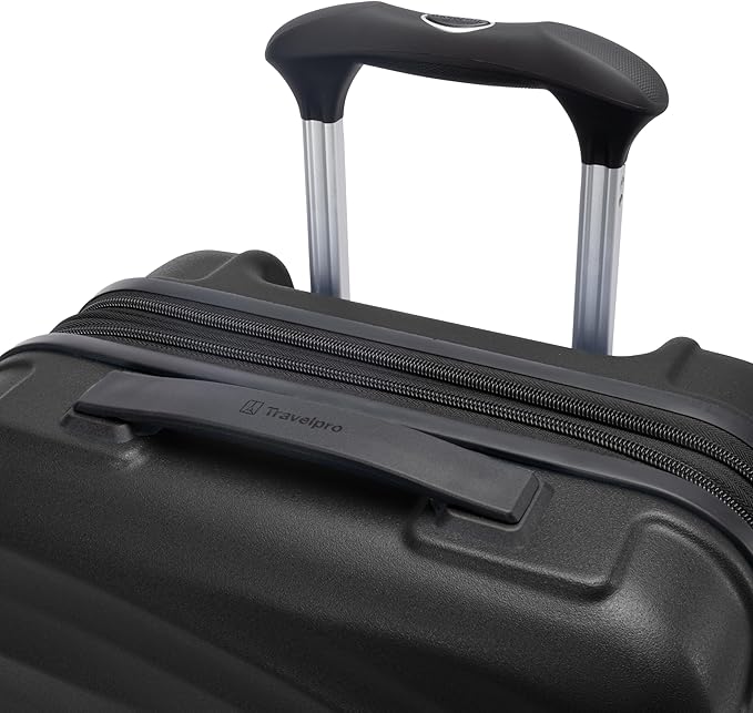 Travelpro Maxlite Air V2 Hardside Expandable Carry on Luggage, 8 Spinner Wheels, Lightweight Hard Shell Suitcase, TSA lock, Black, Carry On 21-Inch