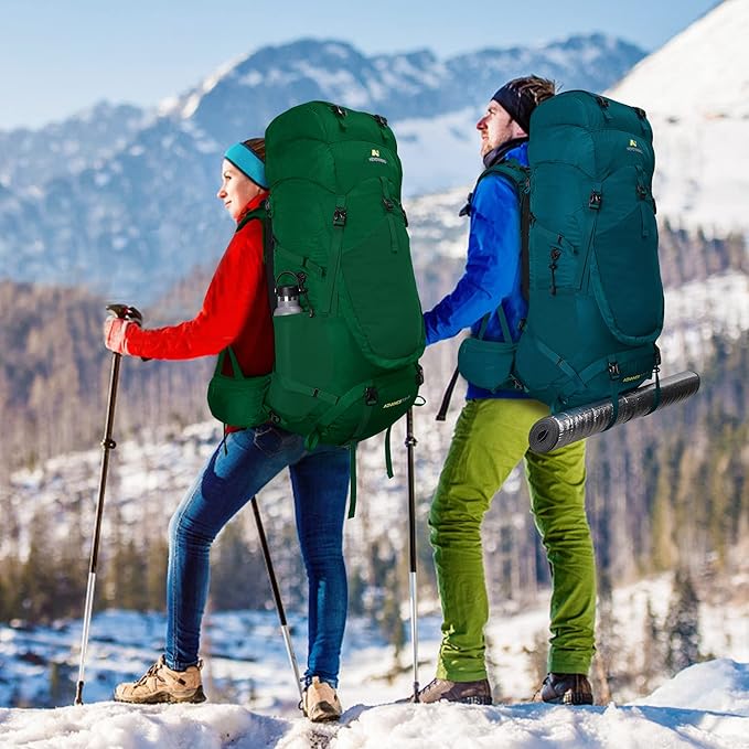 N NEVO RHINO Internal Frame Hiking Backpack 50/60/65/70/80L, Mountain Climbing Camping Backpack Daypack Waterproof Rain Cover | Mountain Climbing, Camping Backpack, Daypack, Waterproof, Rain Cover
