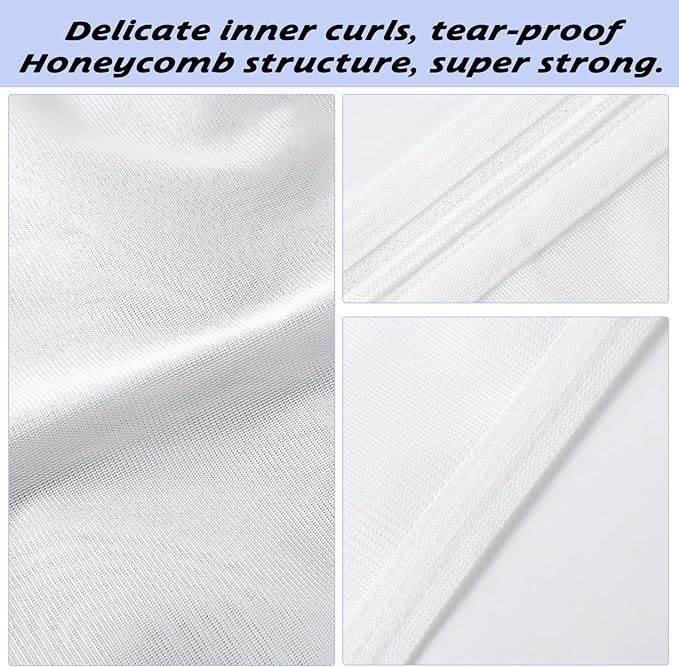 Large Lingerie Bags For Washing Delicates 3 Pack Mesh Laundry Bag Large Durable Polyester Laundry Mesh Bags Protective Zipper Bag For Delicates Bras Baby Clothes Thick And Durable