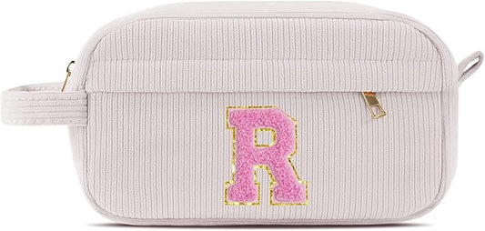 Pocmimut Graduation Gifts for Girls,Personalized Preppy Makeup Bag Makeup Pouch Toiletry Bag Gifts for Teen Girls Gifts Trendy Stuff,R