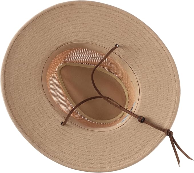 Home Prefer Cotton Summer Fedora Hat Wide Brim Sun Hats for Men Women UPF 50+ Sun Protection Cap for Fishing Hiking