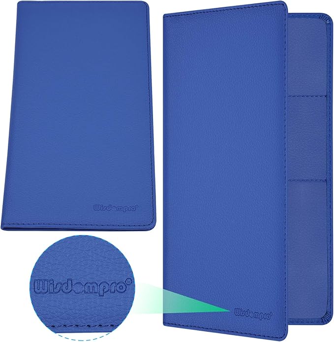 Wisdompro Car Document Holder Organiser, PU Leather Vehicle Insurance and Registration Holders Wallet Case for ID Card, Driving Licence, Key Contact Information Cards