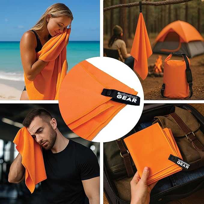 Waterproof Dry Bag 15L with Free Quick Dry Microfiber Towel – Floating Roll Top Dry Sack for Kayaking, Boating, Camping & Beach Adventures – Enthusiast Gear