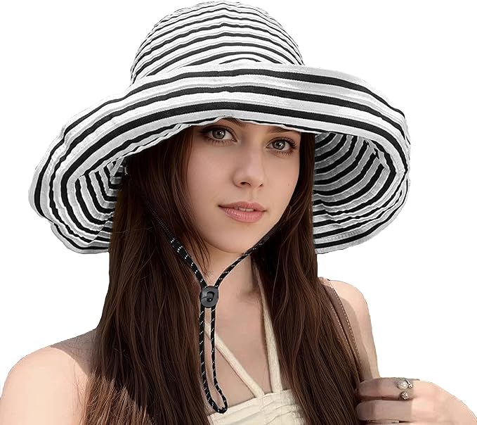 Sun Hat for Men Women UPF 50+ Fishing Hats Waterproof Wide Brim Boonie Bucket Hat for Safari Beach Hiking Garden