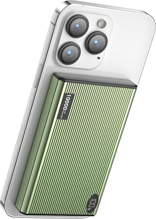 Portable Charger Power Bank, 10000mAh Wireless Charger Phone with USB C to 20 W PD Fast Charging Cable, Mag-Safes Battery Pack Magnetic Charger for Phone 17/16/15/14/13/12 Pro/Pro Max/Plus Pad