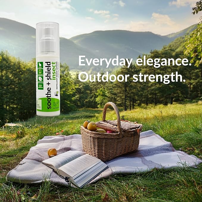 Best Bee Brothers, Insect Repellent - 4oz Soothe + Shield Body Lotion and 2oz Shake + Shield Body Mist