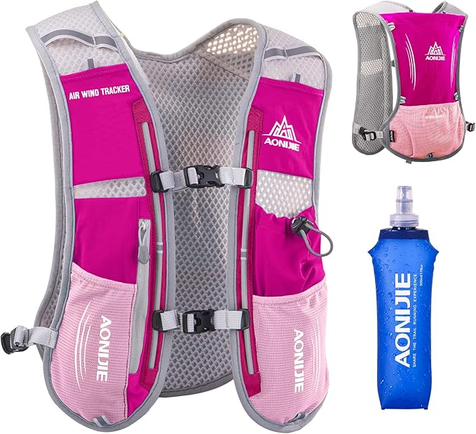 Azarxis Hydration Running Vest Backpack Pack 5L 5.5L for Women and Men Jogging Trail Race Marathon Cycling Hiking