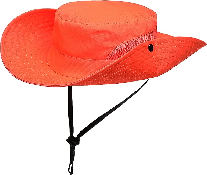 Womens Summer Sun Hat Beach Hat Wide Brim Outdoor UV Protection Hat Foldable Cool Mesh Ponytail Bucket Hat
