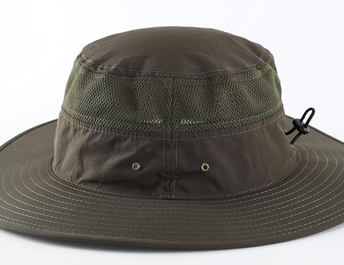 Home Prefer UPF 50+ Men's Sun Hat Wide Brim Bucket Hat UV Protection Hat for Mens Womens Beach Safari Gardening Golf Fishing