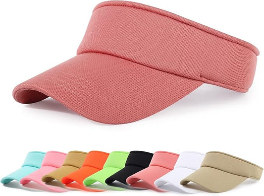 Sun Visor Hat Adjustable Velcro Outdoor Sports Cap for Men Women Adults