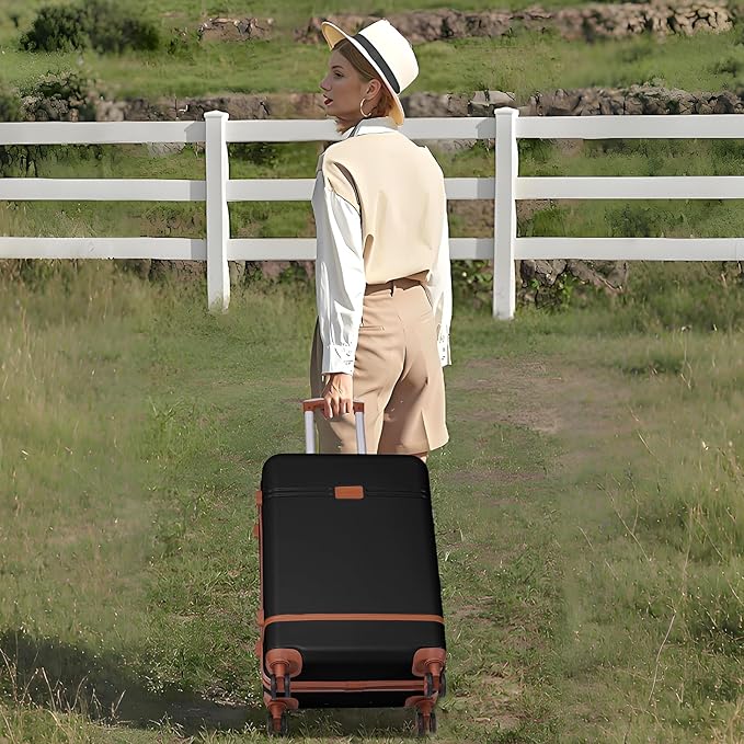 Krute Large Luggage 28 inch Suitcase with TSA Lock PC+ABS Hard Shell Checked Luggages with Spinner Wheels Hard Side Suitcases