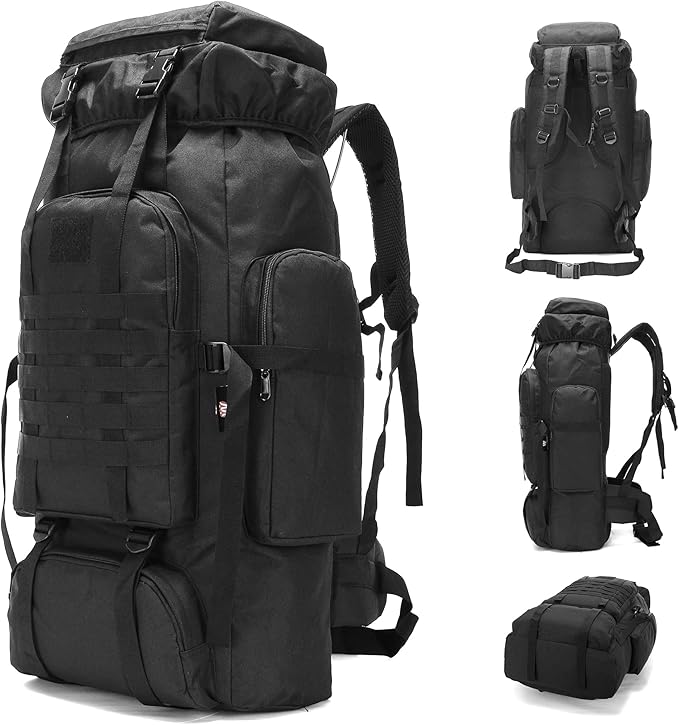 King'sGuard 70L Camping Hiking Backpack Tactical Backpack Military Molle Rucksack Backpack for Outdoor