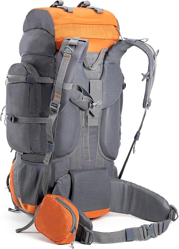 Tripole Walker 65 Litres Rucksack | Internal Frame With Metal Rod | Rain Cover | Bottom Opening | Laptop Section