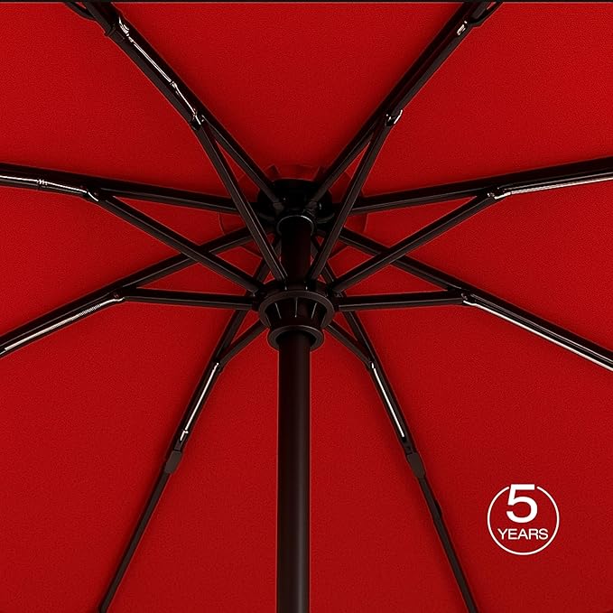 Knirps A.200 Medium Duomatic Windproof Umbrella for Adults – Automatic Open Close 38.5" Canopy, Travel Case Included