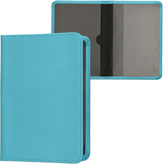 kwmobile Registration and Insurance Holder - Car Document Holder for Vehicle Documents and Cards - PU Leather - Black