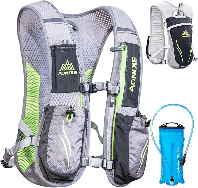 TRIWONDER Hydration Running Vest Backpack, Lightweight Water Pack for Men Women Hydration Backpack for Trail Race, Hiking, Cycling, Climbing, Camping, Jogging, Marathon