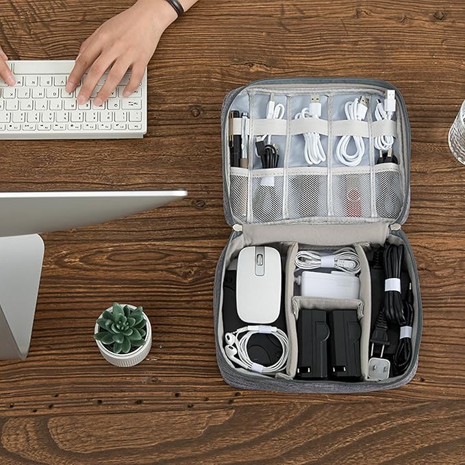 Organizer Case Small Electronic Devices USB Charger Accessories Mouse Phone Cable SD Power Bank Earphone