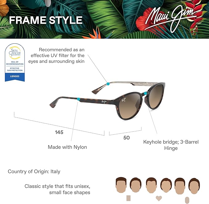 Maui Jim Polarized Women's Honi Cat Eye Sunglasses