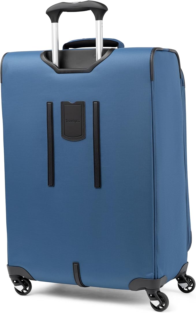 Travelpro Maxlite 5 Softside Expandable Checked Luggage with Spinner Wheels, Lightweight, 25-Inch — Ensign Blue