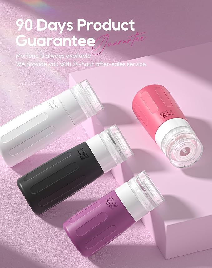 Morfone 16 Pack Travel Bottles Set for Toiletries, TSA Approved Travel Containers Leak Proof Silicone Squeezable Travel Accessories 2oz 3oz for Shampoo Conditioner Lotion Body Wash (BPA Free)