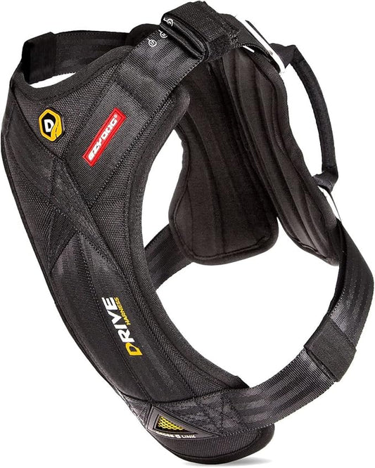 EzyDog Drive Dog Car Harness – Crash Tested and Certified (US-FMVSS 213) Dog Seat Belt Harness for Safe Travel, Adjustable with Padded Comfort (Large)