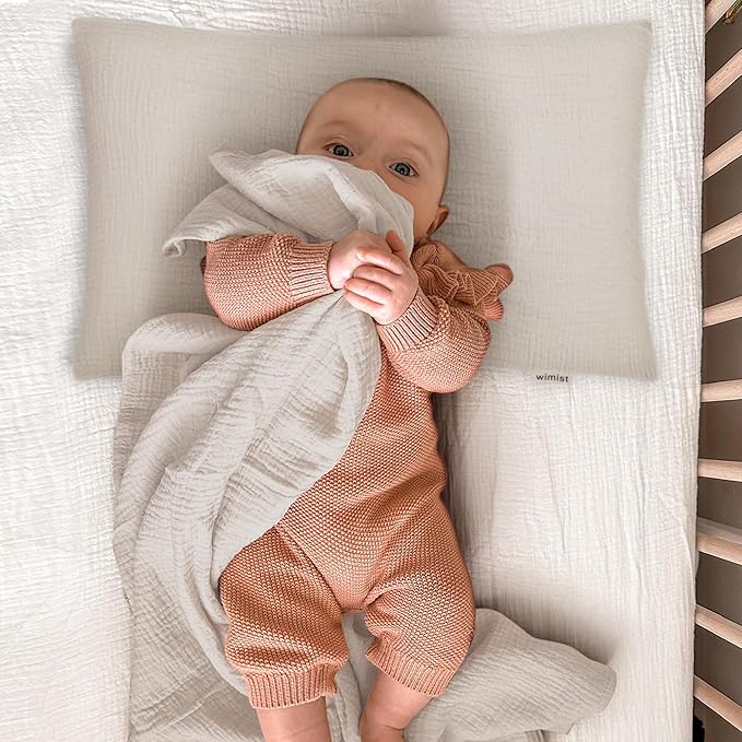 Toddler Pillowcases for 13"x18" Pillow 2 Pack, Muslin Small Toddler Baby Kids Travel Pillow Covers for Boys Girls with Envelope Closure (Mustard Yellow, 13 x 18 Inch)