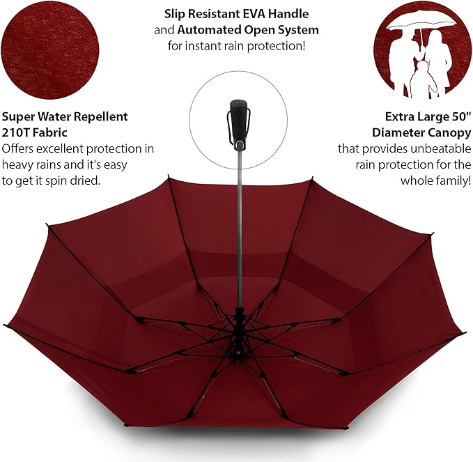 EEZ-Y Folding Golf Umbrella