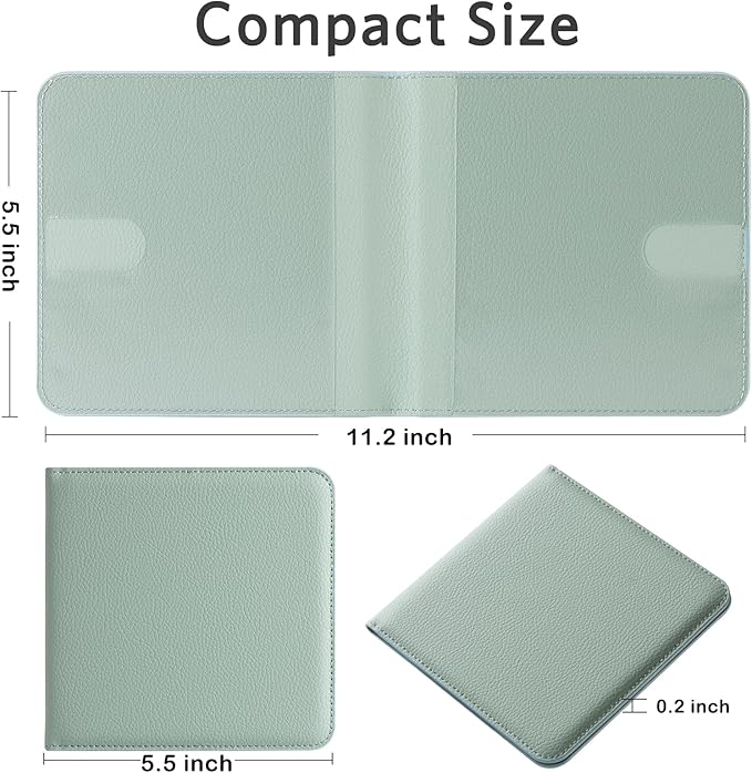 CoBak Car Registration and Insurance Holder - Vehicle Glove Box Car Organizer, Auto Truck Comparment Accessories Case for Essential Document, Driver License, Cards