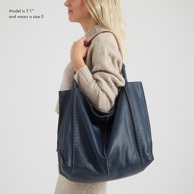 The Sak Los Feliz Large Tote Bag - Woman's Purse For Everyday, Travel, Beach Bag - Roomy Handbag With Shoulder Bag Strap