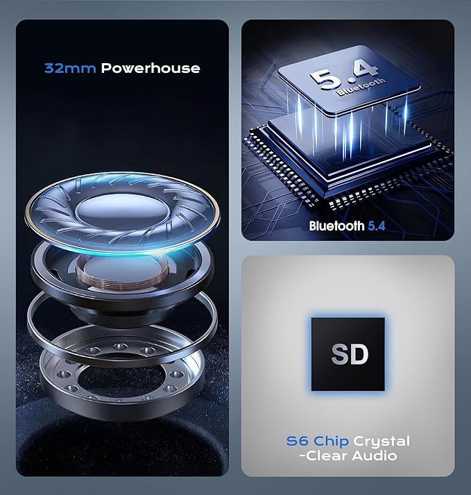 Pro Sleep Mask with Headphones Bluetooth 5.4-3D Zero-Pressure Design Adjustable Sleep Headphones for Side Sleepers 100% Light Blocking Sleep Headphones with White Noise Sounds Comfortable