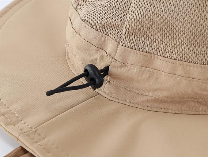 Connectyle Women's UPF 50+ Sun Hat UV Protection Wide Brim Bucket Hat Summer Beach Hats Fishing Hiking Outdoor Safari Hats