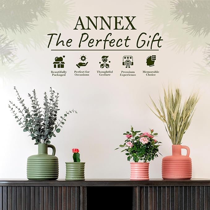 Scented Luxury Candles in Handmade Ceramic Jars, Soy Wax | Canal Rose – Rose Bud & Oud Scented, Large Candle | Non Toxic, 2 Wicks, Reusable Big Pink Jar | Natural Spring Aromatherapy for Women & Men