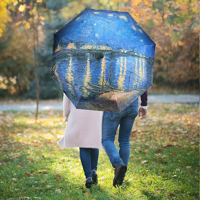 Umbrella, Pretty Umbrellas for Women and men, Ladies Umbrellas for Rain, Automatic Folding Umbrellas Open Close