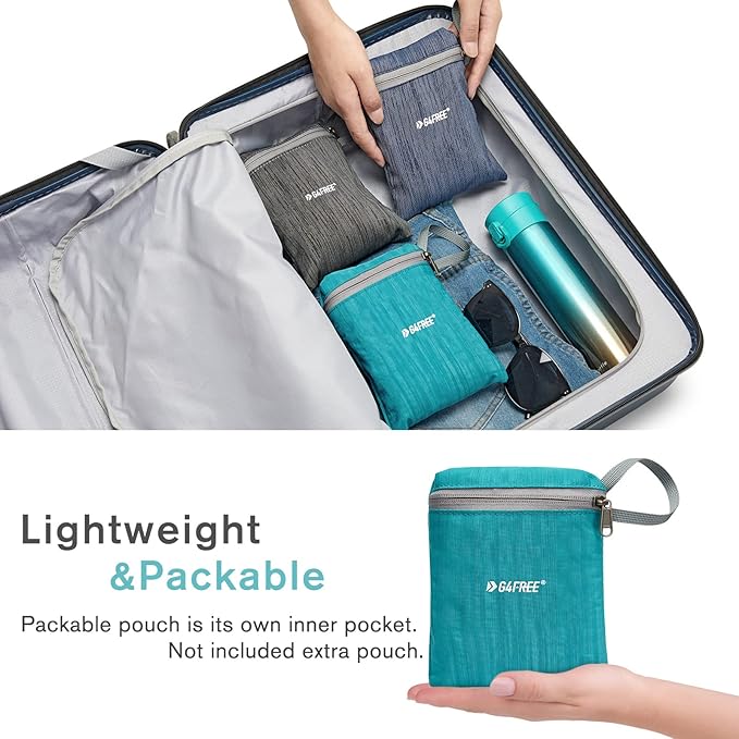 G4Free 10L/15L Hiking Backpack Lightweight Packable Hiking Daypack Small Travel Outdoor Foldable Shoulder Bag